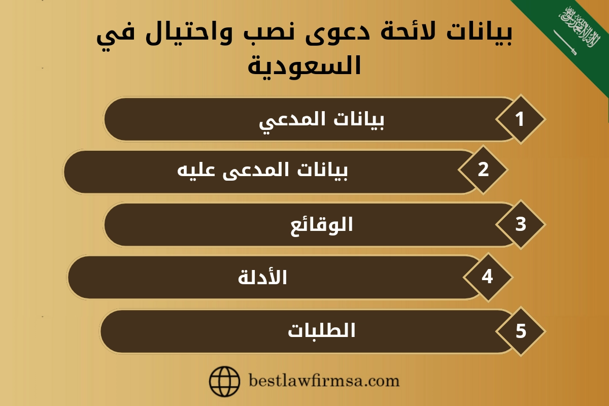 لائحة دعوى نصب واحتيال